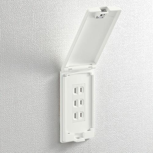 SANWA SUPPLY(サンワサプライ) 鍵付きセキュリティスリムコンセントカバー　TAP-KJCV1 | SANWA SUPPLY | 03