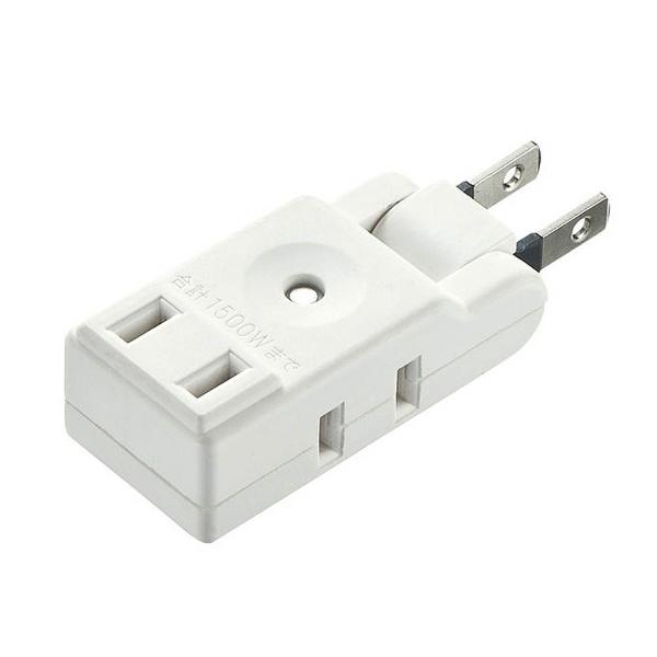 SANWA SUPPLY(サンワサプライ) スイングミニタップ (2P・3個口) ホワイト TAP-AC9W | SANWA SUPPLY | 01