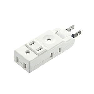 SANWA SUPPLY(サンワサプライ) スイングミニタップ （2P・4個口） ホワイト TAP-AC10W [振込不可] | SANWA SUPPLY