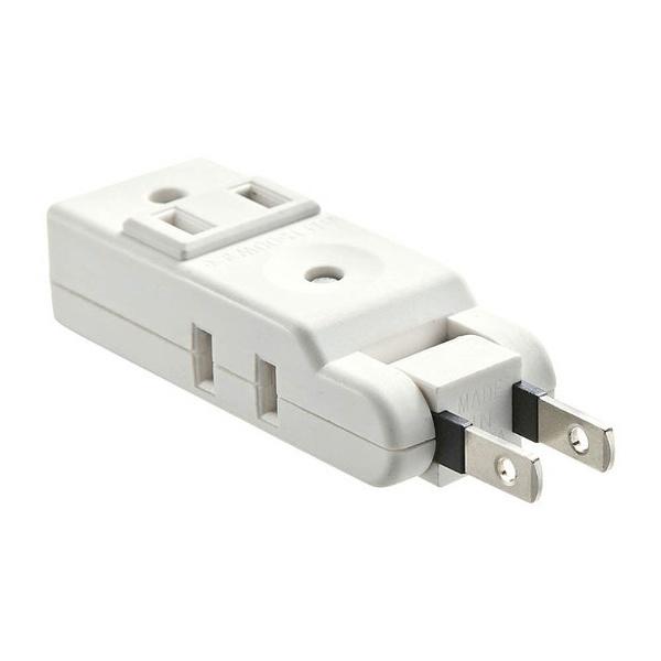 SANWA SUPPLY(サンワサプライ) スイングミニタップ （2P・4個口） ホワイト TAP-AC10W [振込不可] | SANWA SUPPLY | 04