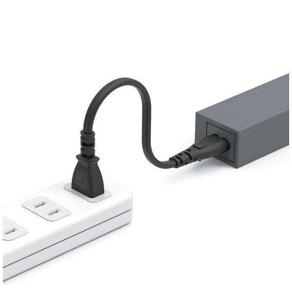 SANWA SUPPLY(サンワサプライ) 電源コード（2P・ストレートコネクタ・0.2m）KB-DM2S-02 【864】 | SANWA SUPPLY | 03