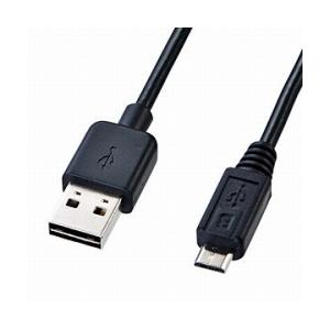 SANWA SUPPLY(サンワサプライ) 2.0m USB2.0ケーブル【A】⇔【microB】 両面挿しタイプ（ブラック）　KU-RMCB2 | SANWA SUPPLY