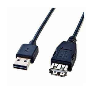 SANWA SUPPLY(サンワサプライ) KU-REN1　両面挿しタイプUSB2.0延長ケーブル（A to A/1m/ブラック） | SANWA SUPPLY