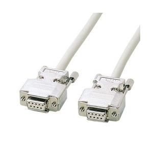 SANWA SUPPLY(サンワサプライ) KRS-403XF5N　RS-232Cケーブル（D-sub 9pin・クロス・メタルコネクター・5m | SANWA SUPPLY