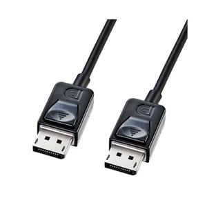 SANWA SUPPLY(サンワサプライ) DisplayPortケーブル【DisplayPort オス】⇔【DisplayPort オス】（1.0m・ブラック）　KC-DP1K | SANWA SUPPLY