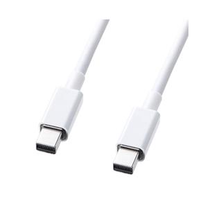 SANWA SUPPLY(サンワサプライ) ミニDisplayPortケーブル【ミニDisplayPort オス】⇔【ミニDisplayPort オス】（2.0m・ホワイト）　KC-DPMM2W | SANWA SUPPLY
