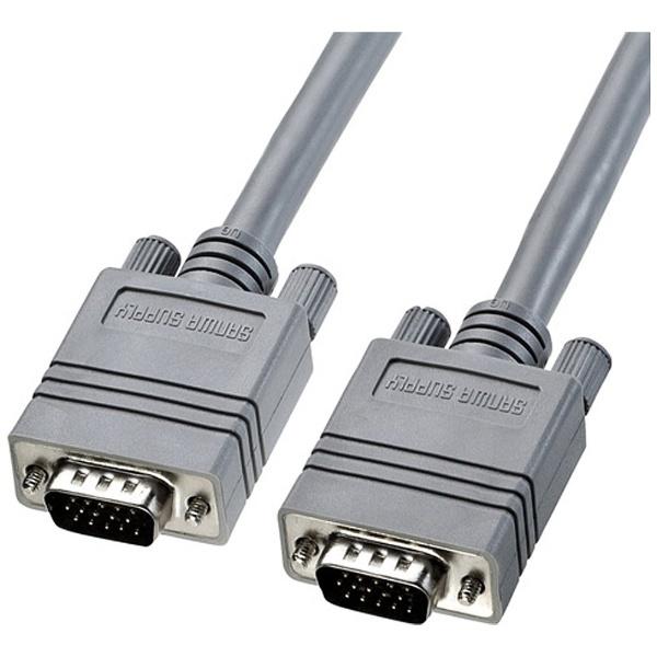 SANWA SUPPLY(サンワサプライ) 2m［HD-D-sub15pin ⇔ HD-D-sub15pin］　ディスプレイケーブル 複合同軸・アナログRGB　ライトグレー　KB-CHD152K2 【864】 | SANWA SUPPLY | 01