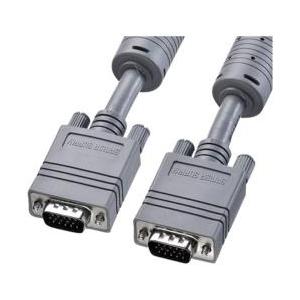 SANWA SUPPLY(サンワサプライ) 20m［HD-D-sub15pin ⇔ HD-D-sub15pin］　ディスプレイケーブル 複合同軸・アナログRGB　ライトグレー　KB-CHD1520K2 | SANWA SUPPLY