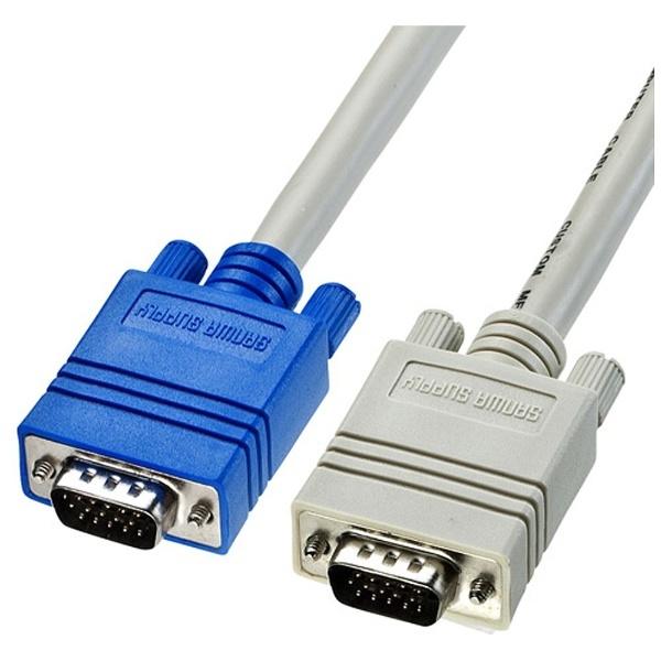 SANWA SUPPLY(サンワサプライ) 2m［HD-D-sub15pin ⇔ HD-D-sub15pin］　ディスプレイケーブル 複合同軸・アナログRGB　KC-V2K 【864】 | SANWA SUPPLY | 01