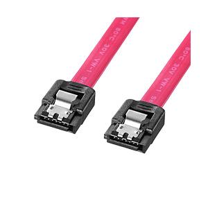 SANWA SUPPLY(サンワサプライ) シリアルATA3ケーブル（ラッチ付き・0.7m）　TK-SATA3-07 | SANWA SUPPLY