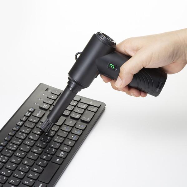 SANWA SUPPLY(サンワサプライ) 〔電動エアダスター〕充電式 コンパクトタイプ   CD-ADE5BK | SANWA SUPPLY | 10