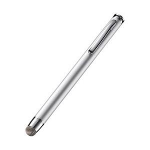 SANWA SUPPLY(サンワサプライ) 〔タッチペン：静電式 / 感圧式 / 光学式〕　導電性ファイバー素材タッチペン（先端交換部品付属・シルバー）　PDA-PEN43SV | SANWA SUPPLY