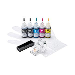 SANWA SUPPLY(サンワサプライ) 【詰替】［キヤノン：BCI-380/XKI-N10PGBK・381/N11BK・C・M・Y対応］ つめかえインク INK-C380S30S5 | SANWA SUPPLY