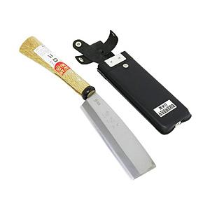 五十嵐刃物工業 鞘鉈 片刃 鋼付