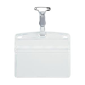 オープン工業 タッグ名札　プラクリップ両用　特大サイズ　10枚　　灰　NT3GY | 