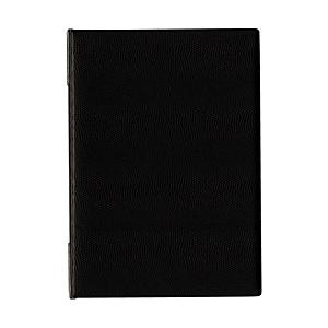 オープン工業 ＯＰ　メニューファイル　レザー調　Ｂ５　４頁　黒   MN-170-BK | 