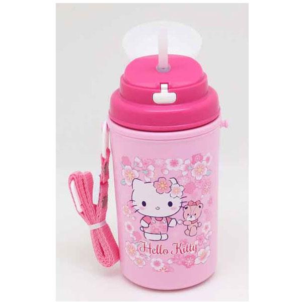 オーエスケー ハローキティさくら ストロー付水筒 [450ml ワンタッチ] SC-450S   SC-450S | OSK | 03