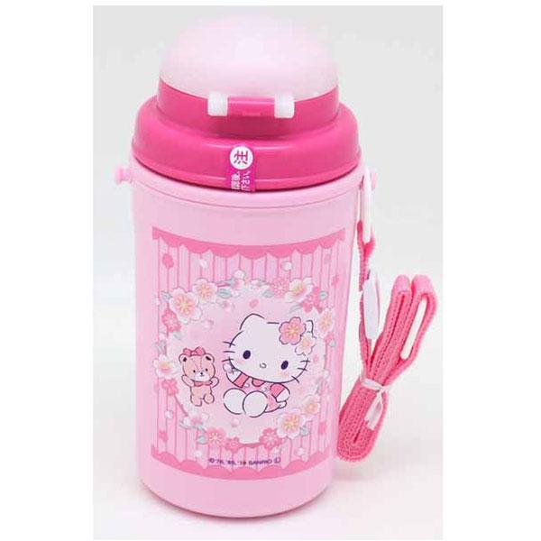 オーエスケー ハローキティさくら ストロー付水筒 [450ml ワンタッチ] SC-450S   SC-450S | OSK | 04