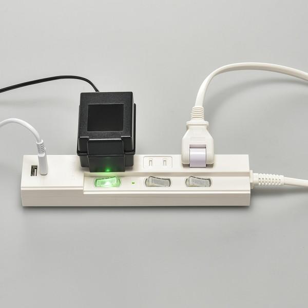 ORIGINAL BASIC USB付き節電タップ Type-Cポート付  白 OBB-TPK311AC-W ［1.0m /3個口 /スイッチ付き（個別） /2ポート］ |  | 10