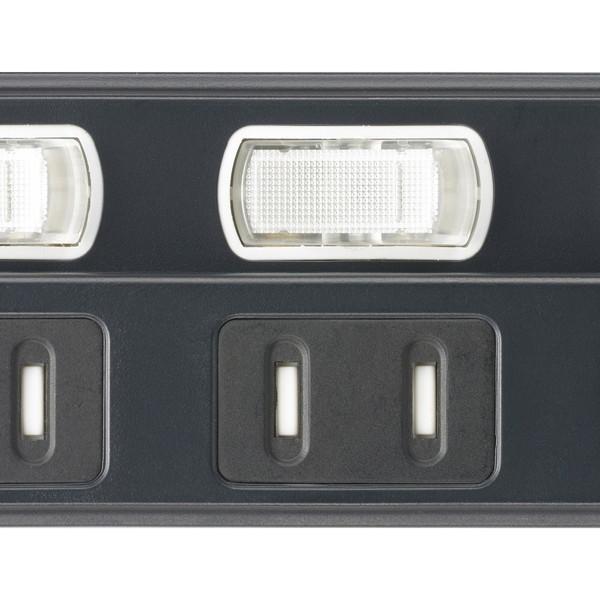 ORIGINAL BASIC USB付き節電タップ Type-Cポート付  黒 OBB-TPK311AC-K ［1.0m /3個口 /スイッチ付き（個別） /2ポート］ |  | 05