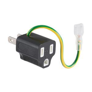 オーム電機 接地アダプター   HS-TM1E1E3-K | OHM