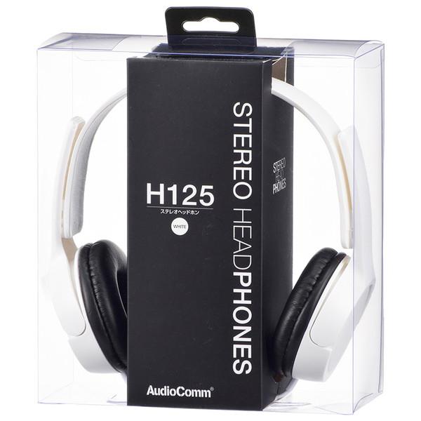 オーム電機 ステレオヘッドホン AudioComm ホワイト HP-H125N-W ［φ3.5mm ミニプラグ］｜y-sofmap｜03