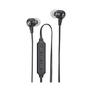 オーム電機 ブルートゥースイヤホン カナル型 AudioComm ブラック HP-W173N-K ［ワイヤレス(左右コード) /Bluetooth対応］ | OHM