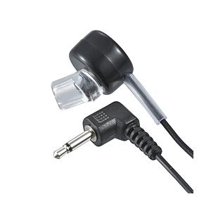 オーム電機 イヤホン カナル型 片耳  ブラック EAR-B251L-K ［φ2.5mm 超ミニプラグ］ 【864】 | OHM