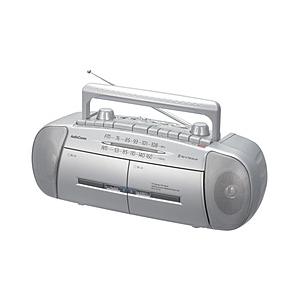 オーム電機 ダブルラジオカセットレコーダー AM/FMステレオ AudioComm  RCS-571Z ワイドFM対応 | OHM