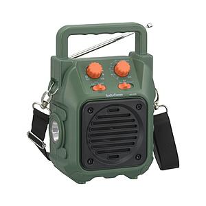 オーム電機 山策ラジオ AudioComm グリーン RAD-H339N ［ワイドFM対応 /防水ラジオ /AM/FM］ | OHM