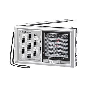 オーム電機 ハンディラジオ AudioComm  RAD-H330N ［ワイドFM対応 /AM/FM/短波］ | OHM