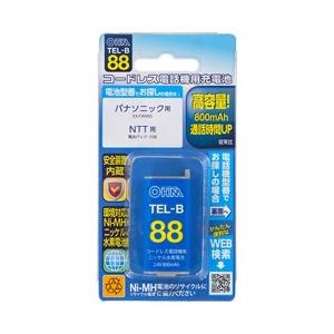 オーム電機 コードレス電話機用充電池 高容量タイプ TEL-B88 | OHM