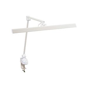 オーム電機 LEDアームライト クランプタイプ ホワイト   AS-LDR772K-W ［LED /昼光色〜電球色］ | OHM