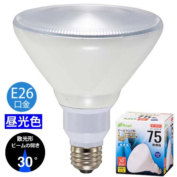 オーム電機 LED電球 ビームランプ形 散光形 E26 75形相当 昼光色 LDR7D-W20/75W | OHM | 04
