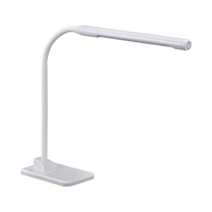 オーム電機 LEDデスクライト 3段階調光  ホワイト DS-LD42AG-W ［LED］ | OHM