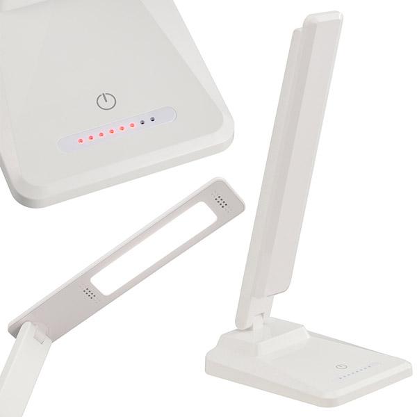 オーム電機 LEDデスクライト  ホワイト DS-LS16FE-W ［LED /昼白色］ | OHM | 02