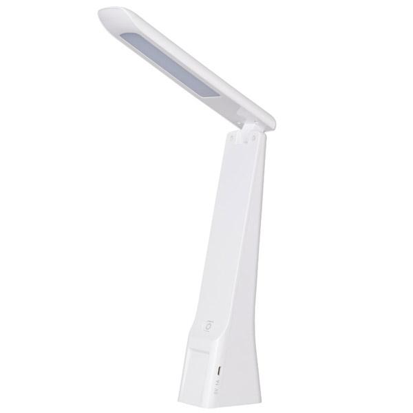 オーム電機 LEDデスクライト USB電源  ホワイト DS-LS16USB-W ［LED /昼白色］ 【864】 | OHM | 01