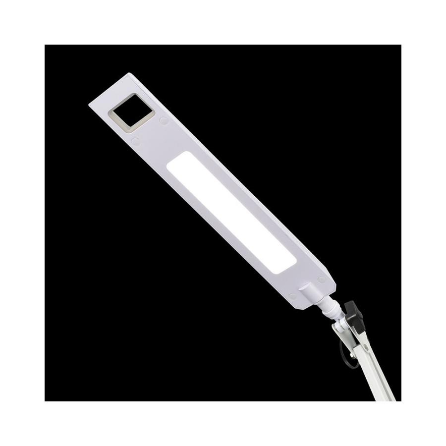 オーム電機 LEDアームライト クランプタイプ  ホワイト AS-LS28B-W ［LED /昼白色］ | OHM | 03