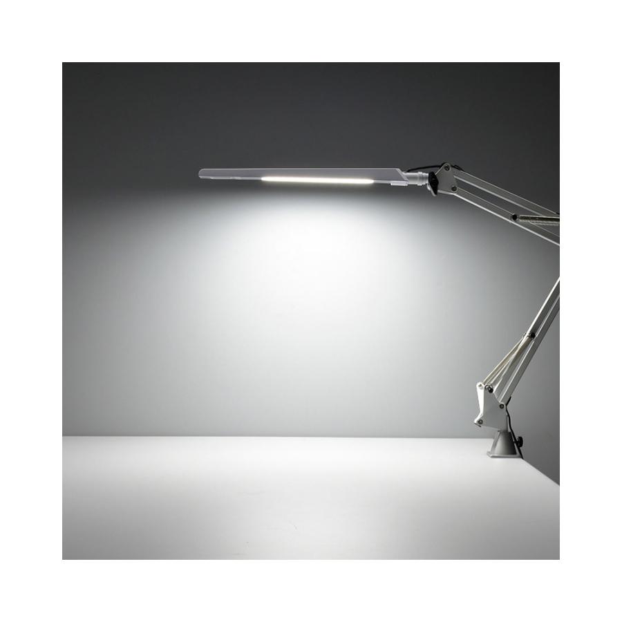 オーム電機 LEDアームライト クランプタイプ  ホワイト AS-LS28B-W ［LED /昼白色］ | OHM | 04