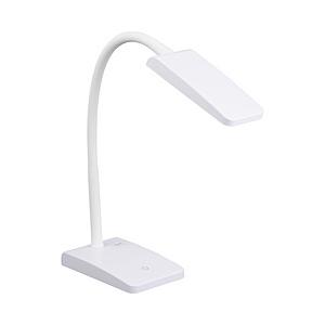 オーム電機 LEDデスクスタンド USBポート付き  ホワイト DS-LS20-W ［LED /昼白色］ | OHM