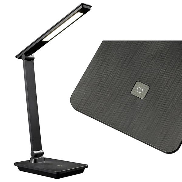 オーム電機 LEDデスクライト  ブラック DS-LS24DSM/K-K ［LED /昼白色］ | OHM | 02