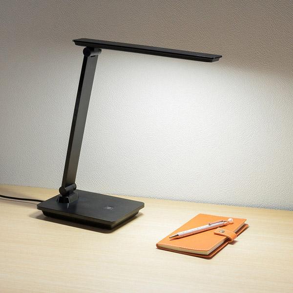 オーム電機 LEDデスクライト  ブラック DS-LS24DSM/K-K ［LED /昼白色］ | OHM | 03