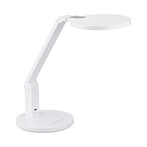オーム電機 LEDデスクスタンド ブルーライトカット USBポート付き  ホワイト DS-LS78-W ［LED /昼白色］ | OHM