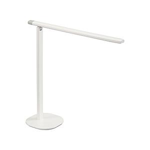 オーム電機 LEDデスクライト 4段階調光 750ルーメン ホワイト   DS-LD96AG-W ［LED /昼光色］ | OHM