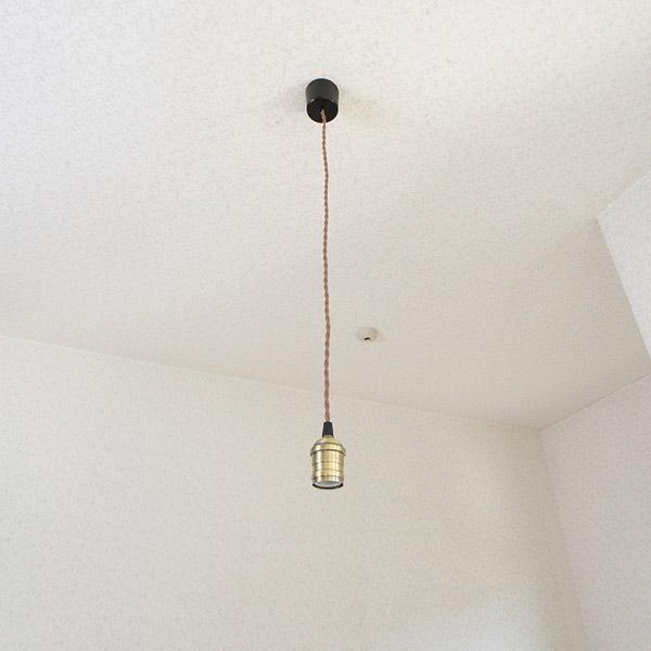 オーム電機 ペンダントソケットライト  真鍮 HS-LPS04 ［リモコン無 /E26］ | OHM | 02