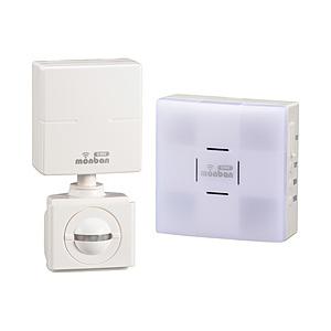 オーム電機 ワイヤレスチャイム 人感センサー・ＤＣ受信機セット   OCH-SET24-BLUE | OHM