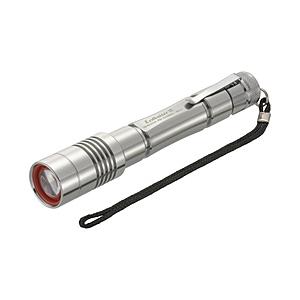 オーム電機 防水LEDズームライト500ルーメン   LHA-KS321ZI-S2 ［LED /単3乾電池×2 /防水対応］ | OHM