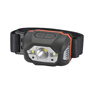 オーム電機 USB充電式LEDヘッドライト 440ルーメン   LC-MUS440-K ［LED /充電式 /防水対応］ | OHM