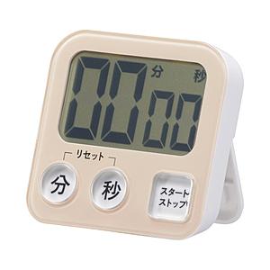 オーム電機 大画面デジタルタイマー  ピンク COK-T131-P | OHM
