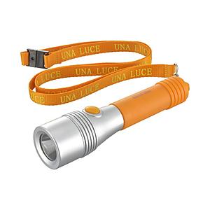 オーム電機 LEDライト ウナルーチェ 50lm 電池付き オレンジ LHP-05D5-D 単3乾電池×2 | OHM